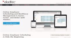 Desktop Screenshot of aladtec.com